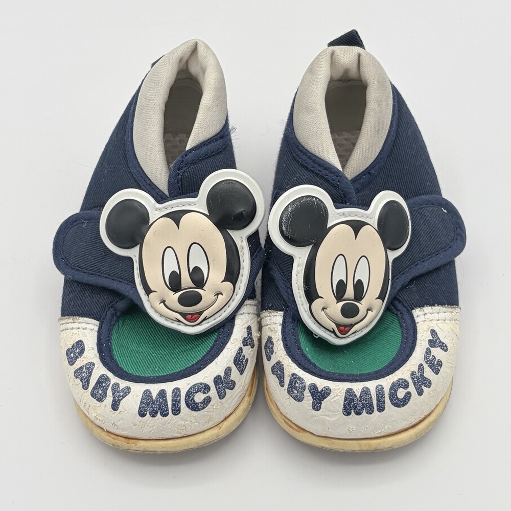Vintage Mickey Mouse Baby Shoes Made In‎ Japan Size 13 US 6